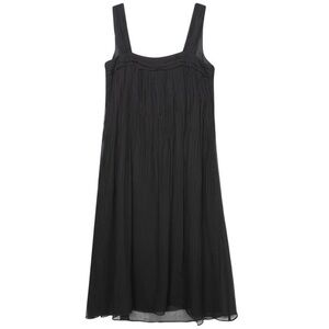 Eileen Fisher Black Silk Dress Black Large